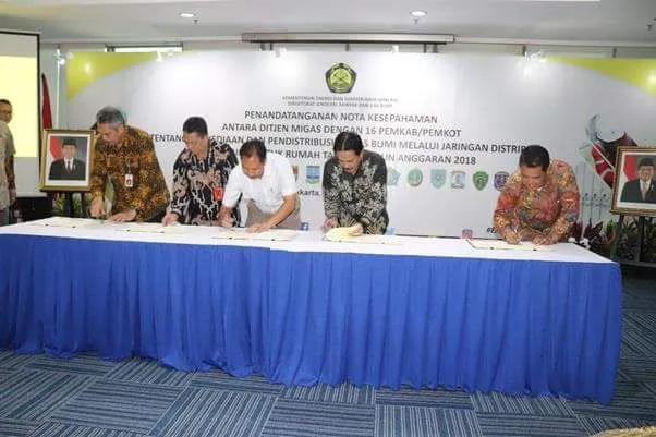 Walikota Pasuruan Tanda Tangani Mou Dengan Dirjen Migas