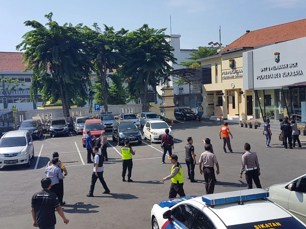 Mapolrestabes Surabaya, Jadi Sasaran Bom Bunuh Diri.