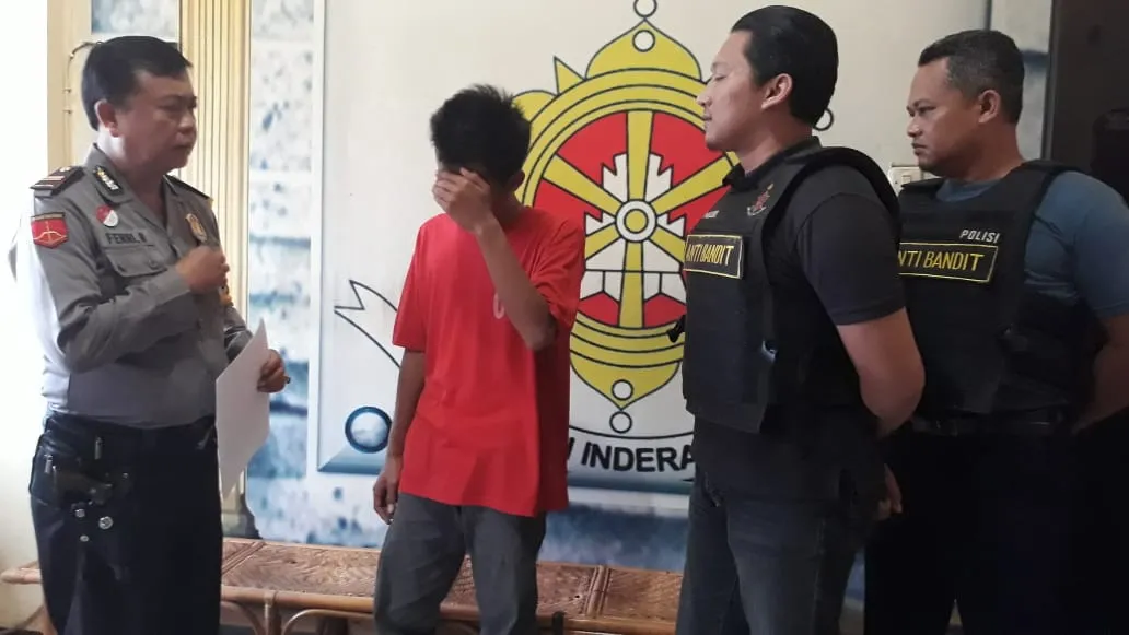 3 Kali Beraksi, Jambret Ingusan Menyerah di Tangan Polsek Pakal.