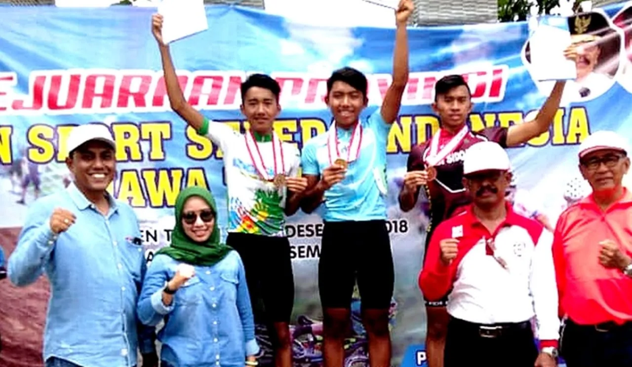 Atlet Balap Sepeda Bondowoso, Duduki Peringkat Kedua di Kejurprov Jatim.