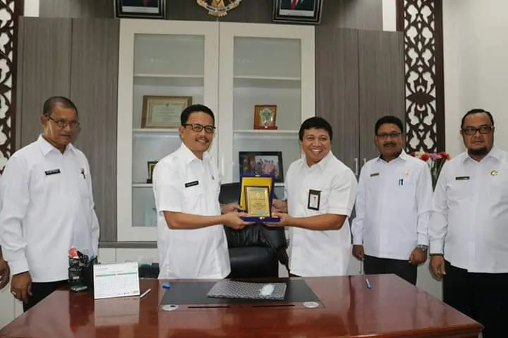 Pemkab Aceh Selatan, Teken MoU Terkait Penyetoran Pajak Penerangan Jalan.