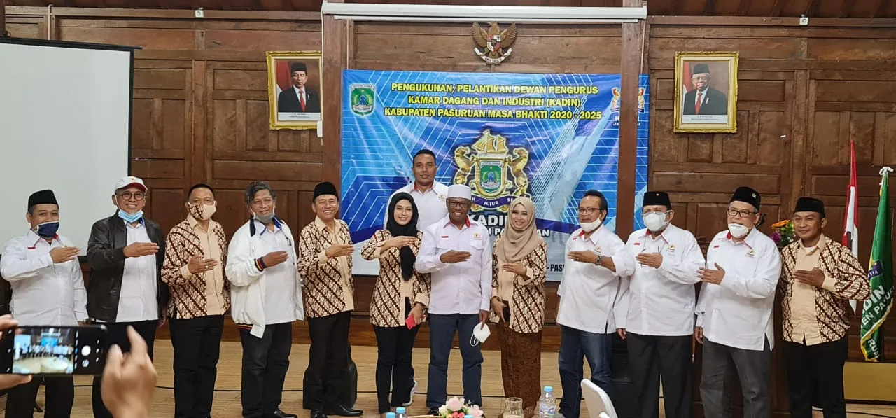 Luthfillah Habibi Resmi Dilantik Ketua Kadin Kabupaten Pasuruan