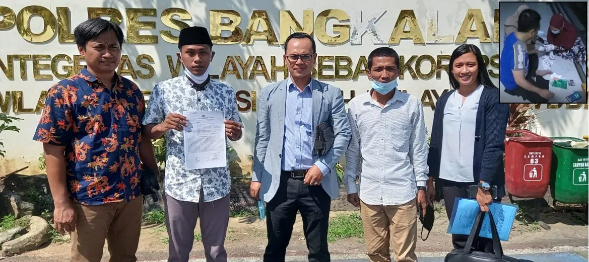 Babinkamtibmas Polsek Konang Terluka Bacok, Sekretaris BPD Laporkan Kades Cangkareman ke Polisi