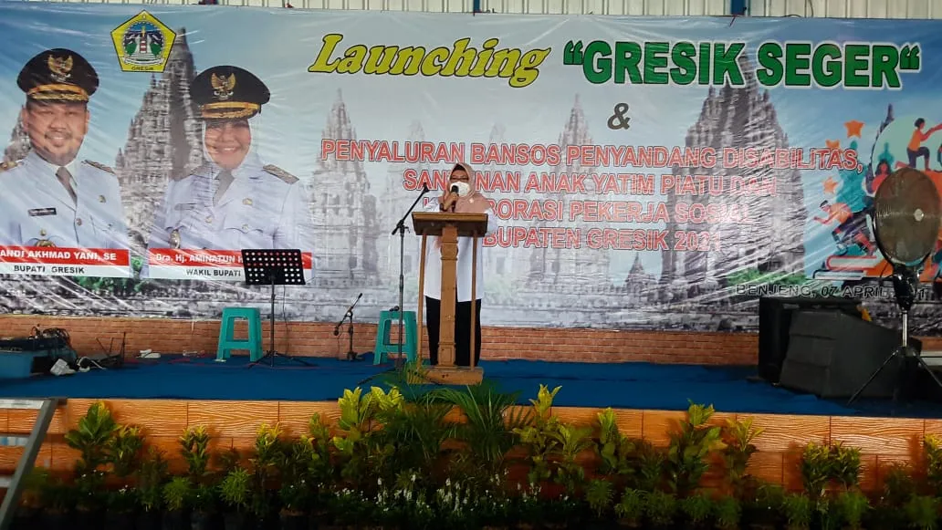 Launching Gresik Seger, Ning Min Wabup Gresik Hadir di Prambanan Cofee Benjeng