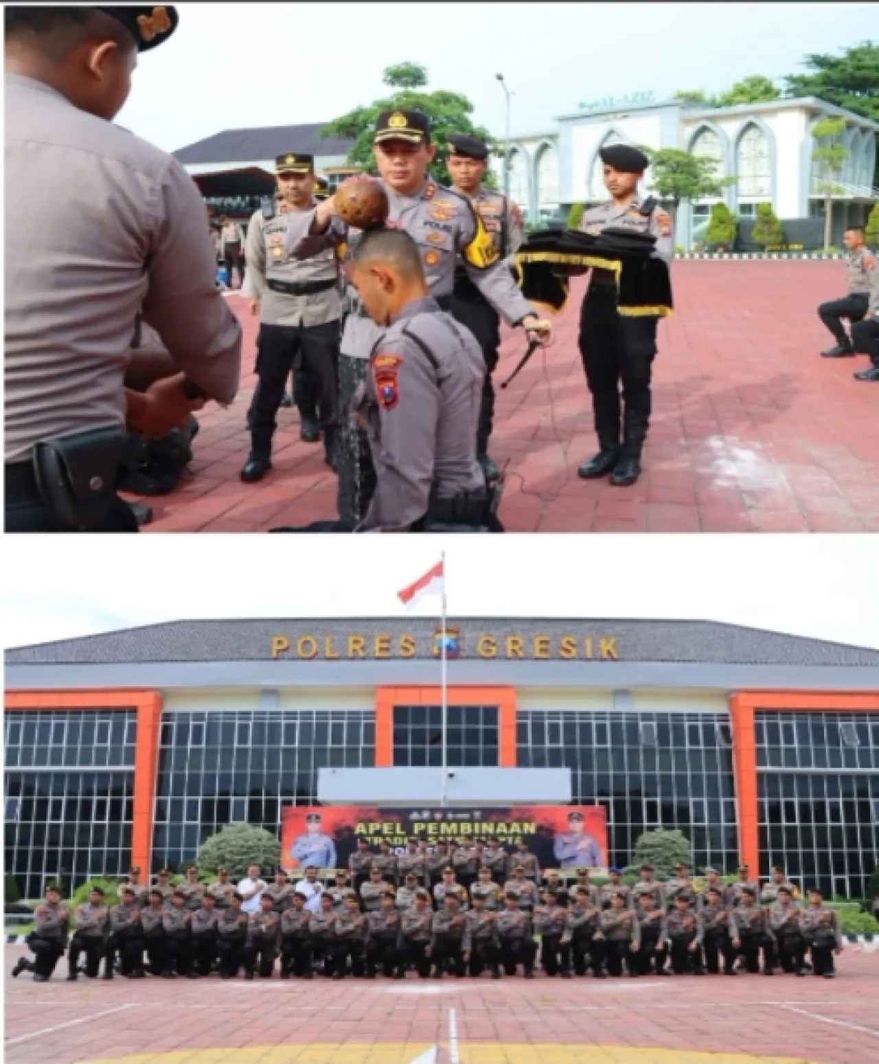 Kapolres Gresik Tutup Pembinaan Tradisi Bintara Remaja Polres Gresik