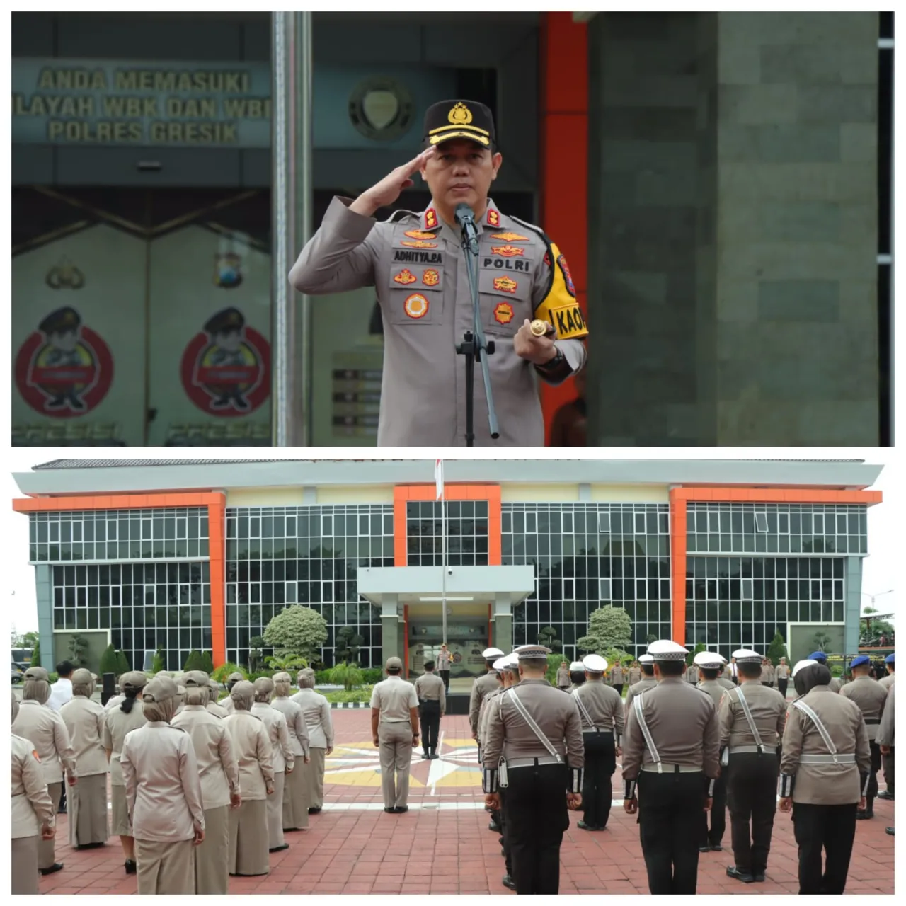Kapolres Gresik Sampaikan Pesan ini Jelang Pemilu 2024