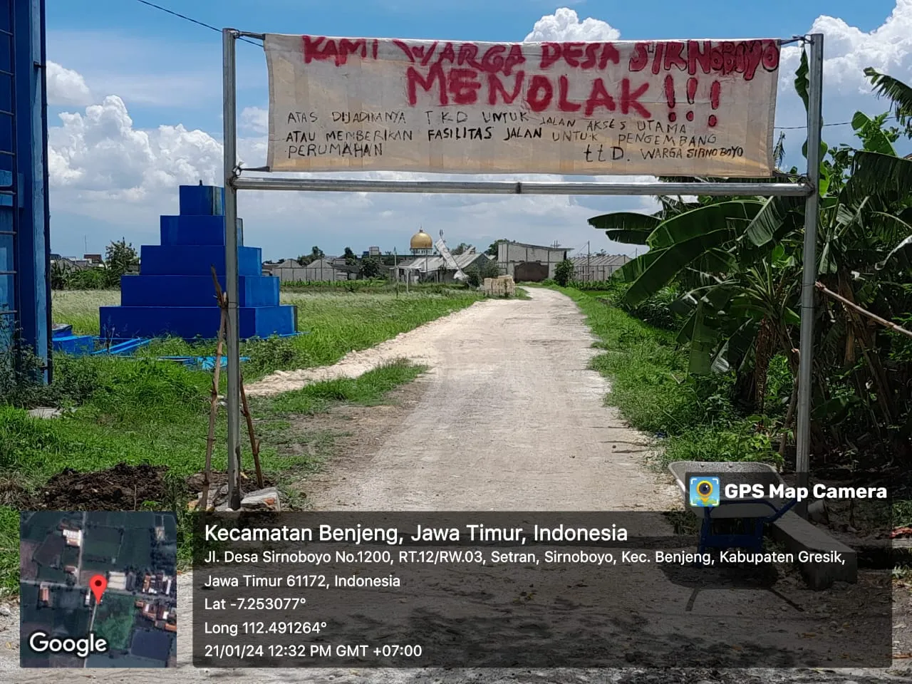 Warga Sirnoboyo Tolak TKD JadI Jalan Utama Masuk Perumahan BPH, Kades Terkesan Apatis