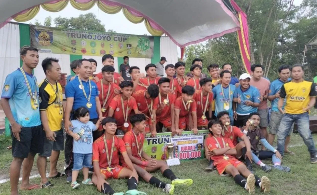 Pantura FC Juara 1 Dalam Gelaran Tournament Sepak Bola Trunojo Cup Sampang