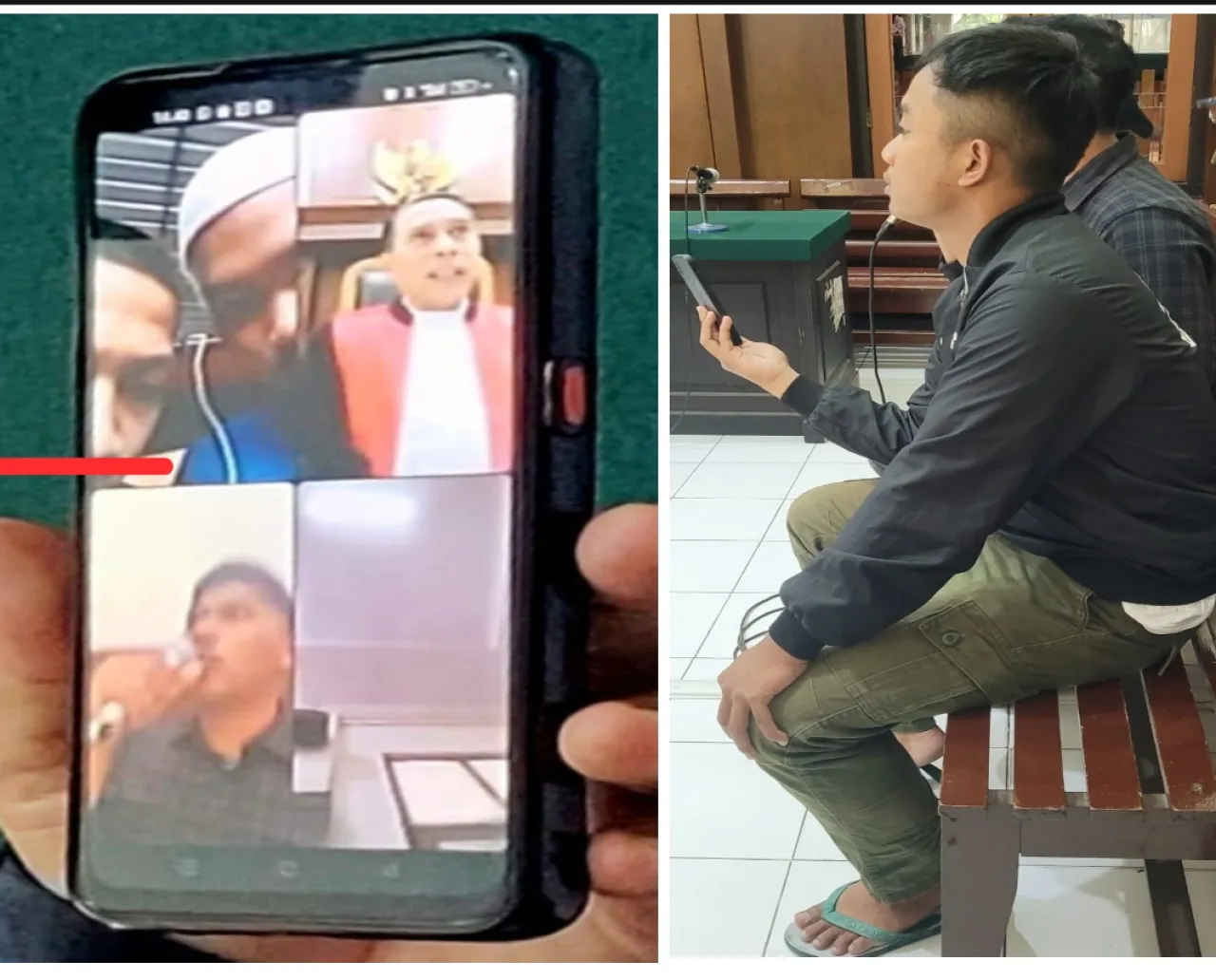 Bawa Golok dan Celurit buat Tawuran, Ancam Petugas Polisi, Terdakwa Bayu dan Radith Diadili