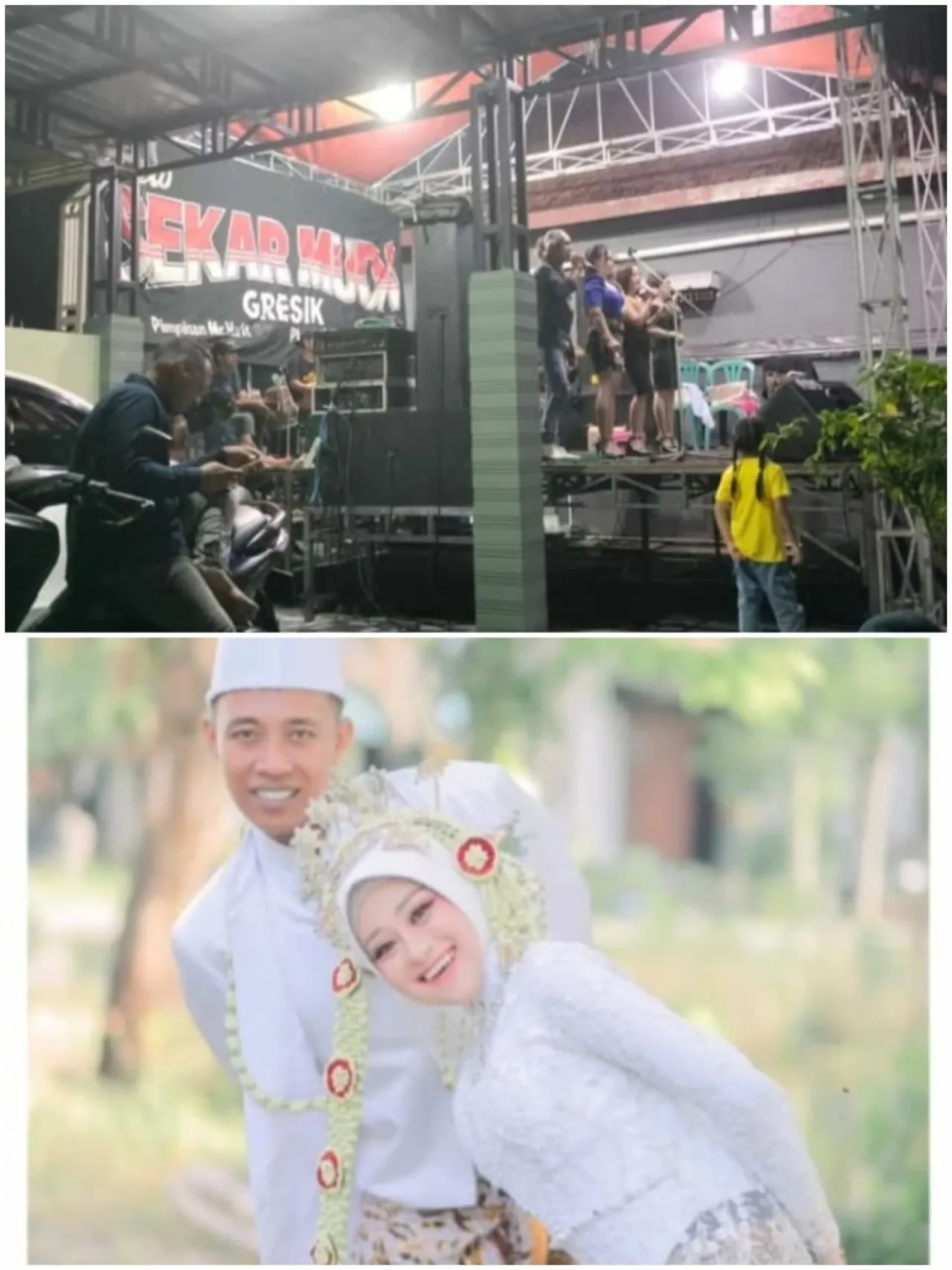 Janji Suci Hafit dan Siti Anjar Laraswati, Dimeriahkan OM Sekar Muda dari Gresik