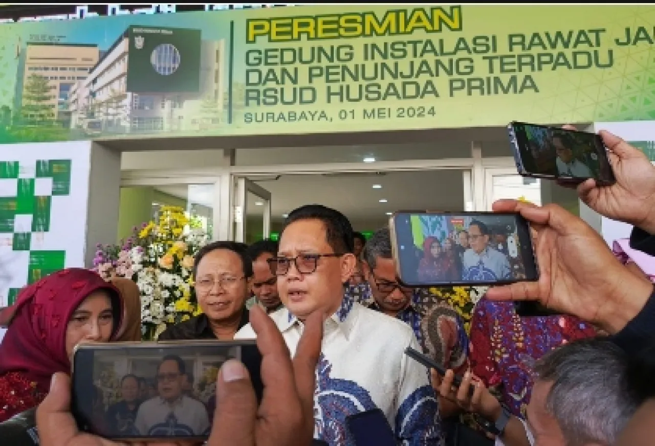 Pj Gubernur Adhy Karyono Resmikan Gedung IRJ dan Penunjang Terpadu RSUD Husada Prima