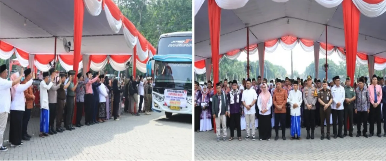 Polres Gresik Berikan Rasa Aman dan Nyaman Kawal Keberangkatan Jamaah Haji