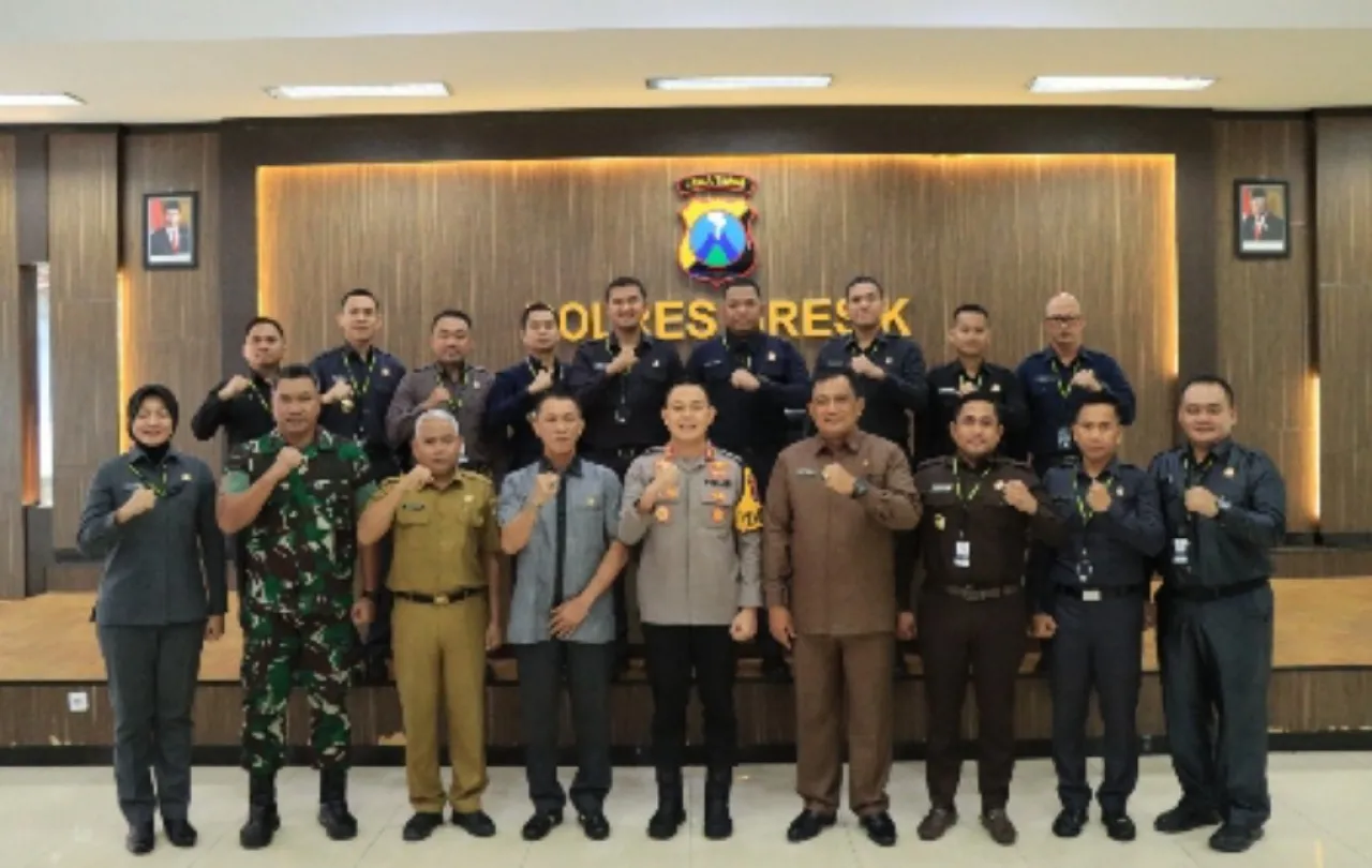 Polres Gresik Sambut Peserta Didik Sespimmen Polri Dikreg ke-64/2024 di Gresik