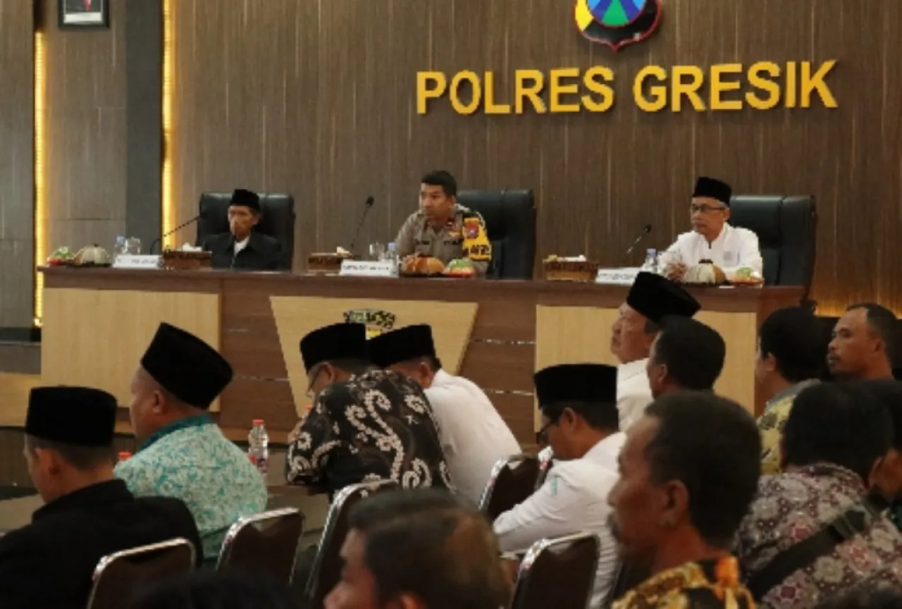 Polres Gresik Gelar Cooling System,  Jelang Pilkada Kabupaten Gresik 2024