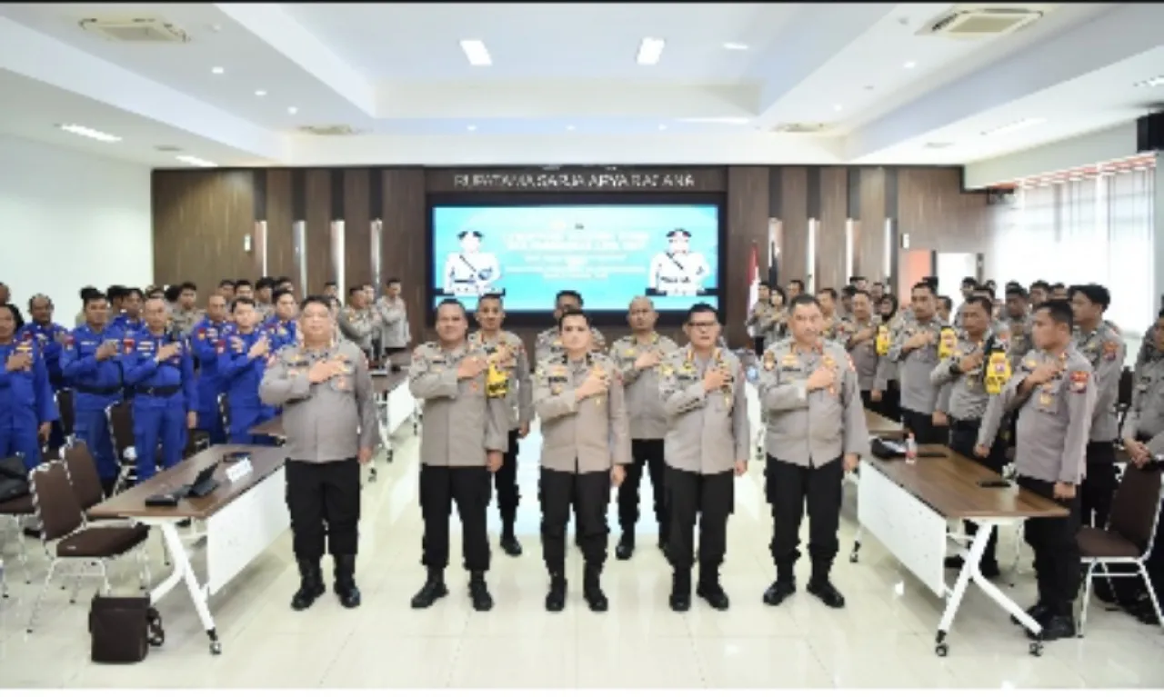 Latkatpuan Coaching Clinic dan Pengecekan Asta Siap Dalam rangka Pilkada serentak 2024 di Mapolres Gresik