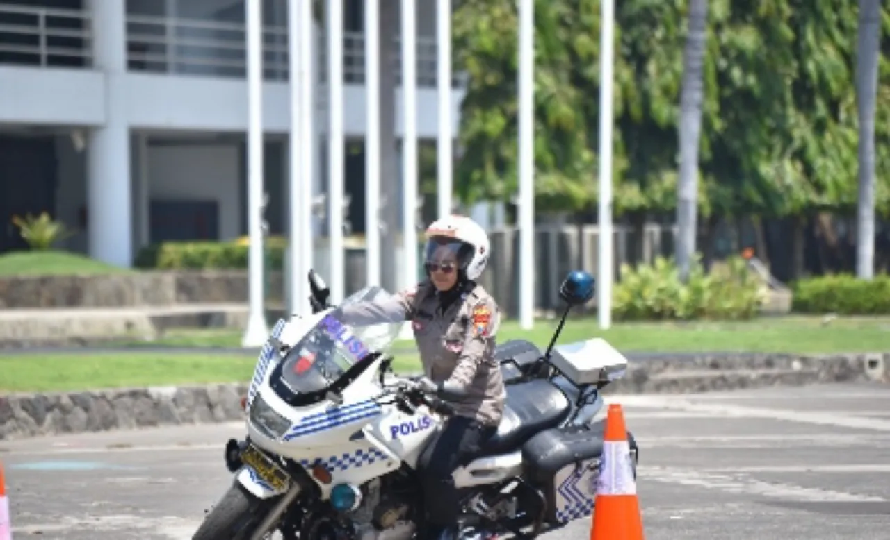 Gandeng MPM Honda, Satlantas Polres Gresik Gelar Pelatihan Safety Riding
