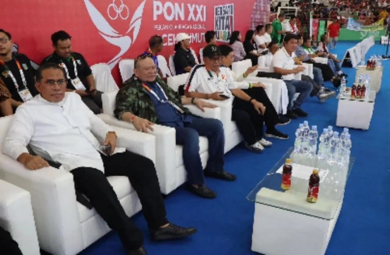 Pantau Venue PON di Medan, Ketua DPD RI Saksikan Pertandingan Bowling dan Wushu