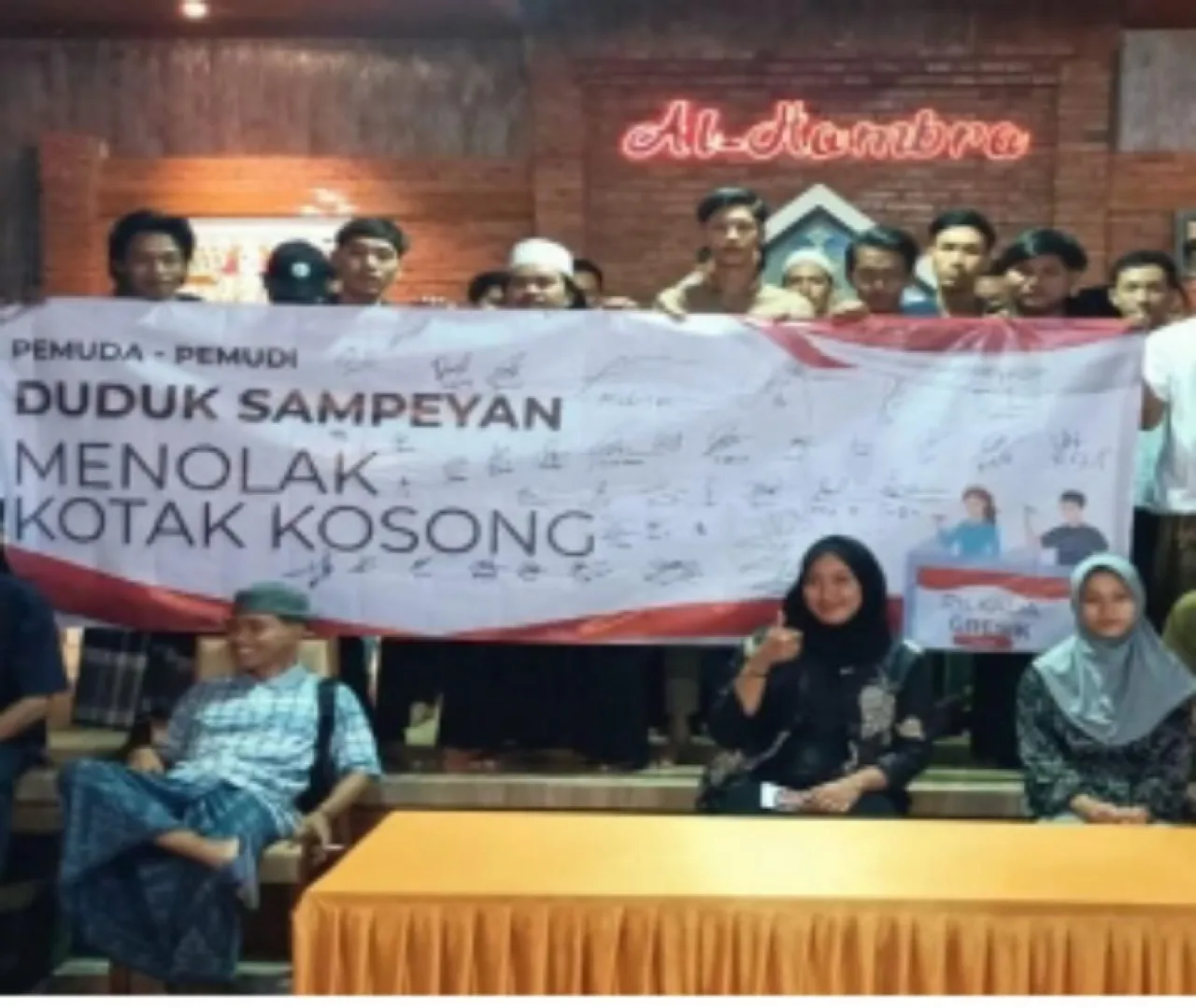 Aksi Penolakan Kotak Kosong Di Duduk Sampeyan Dikecam LSM FPSR