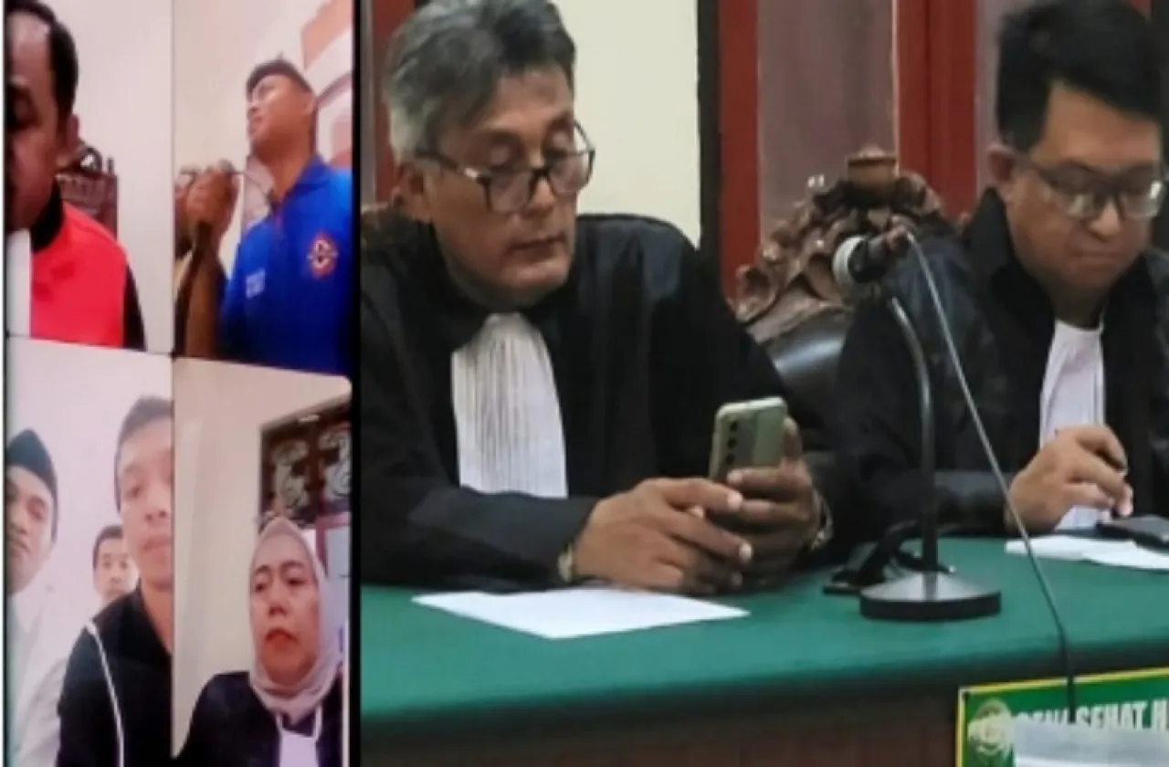 Enggo Wijaya dan Nur Kholis Diadili di PN Surabaya Perkara Penyalahgunaan Sabu 20 Gram, Jaksa Hadirkan Saksi Penangkap