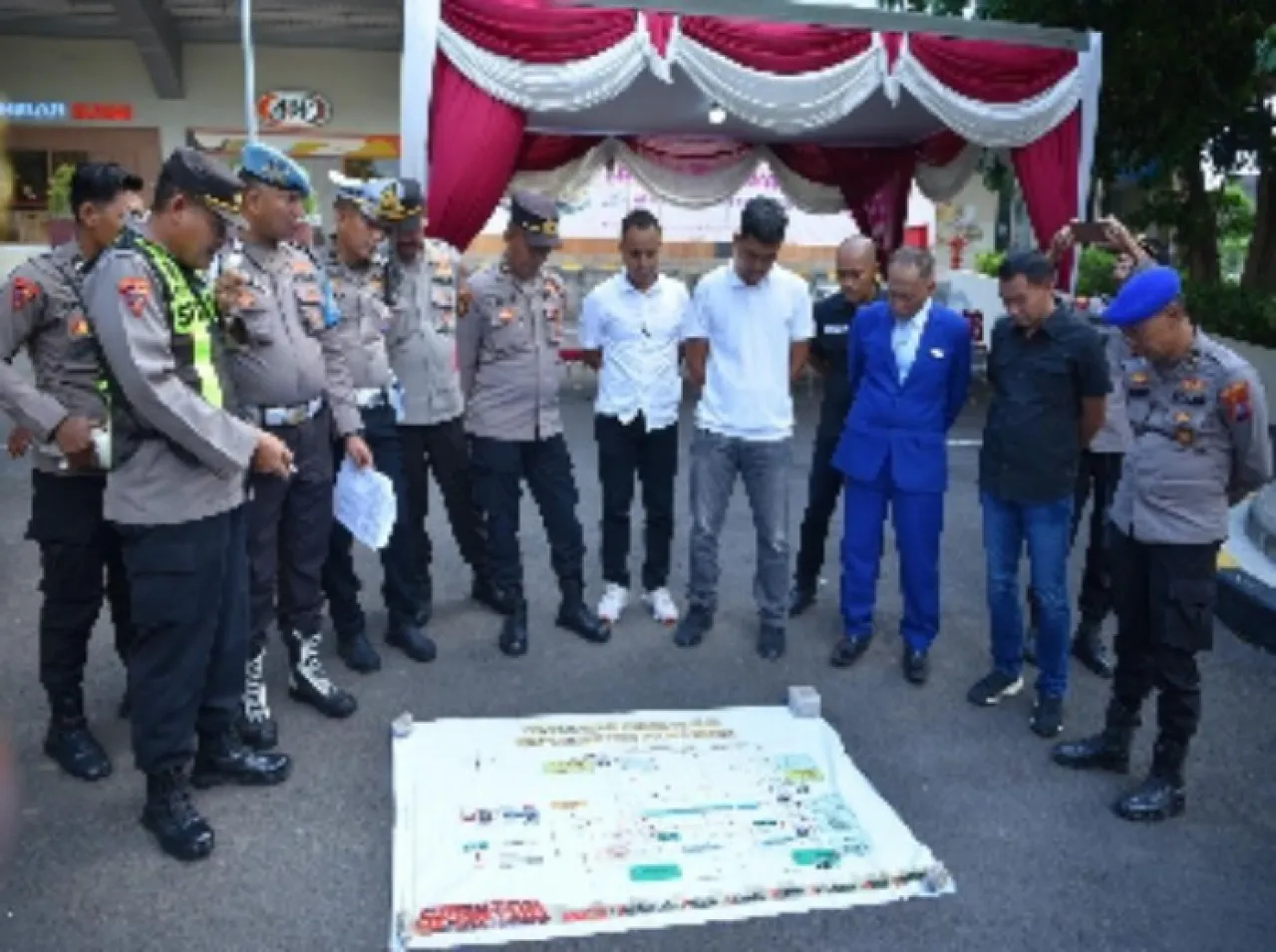 Ciptakan Situasi Kondusif, Polres Gresik Gelar Pengamanan Debat Publik Pilbup 2024