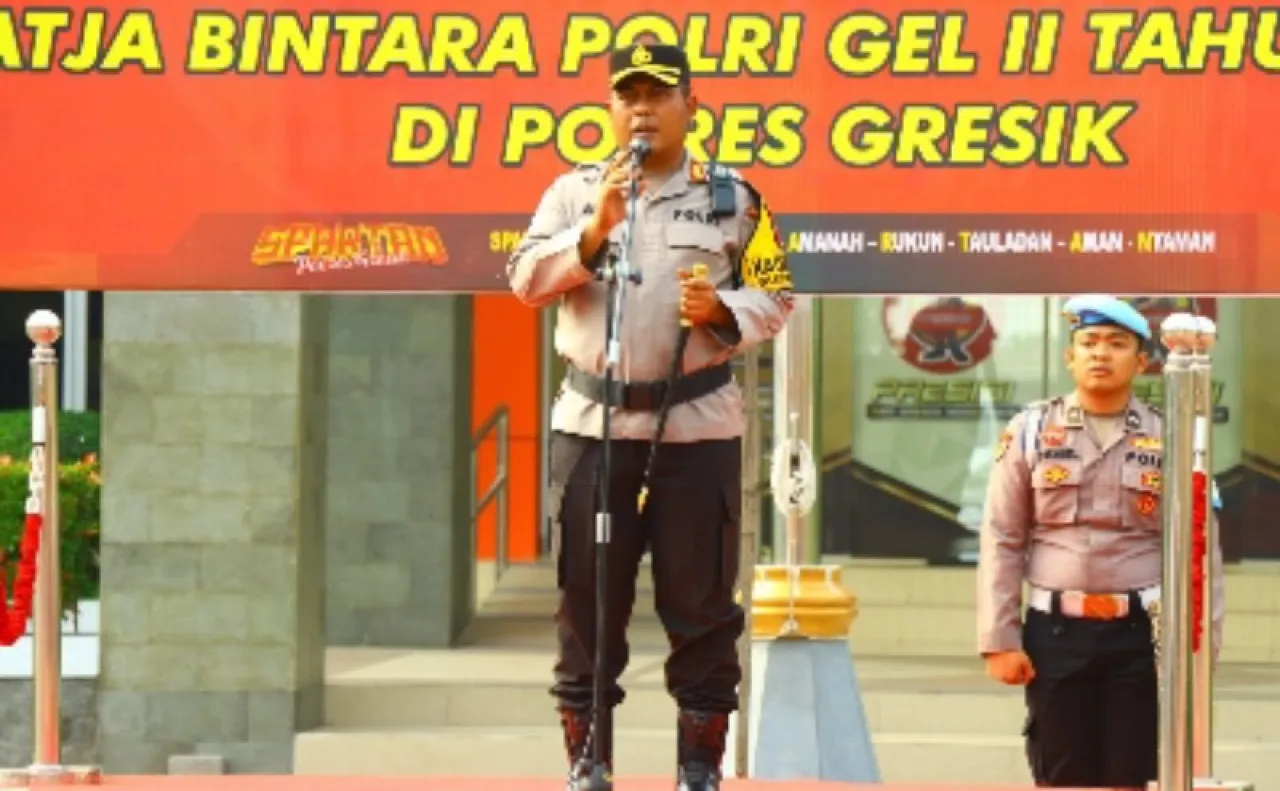 Latja Bintara Polri Gelombang II Tahun 2024 di Polres Gresik, Membentuk Polri Profesional dan Berintegritas