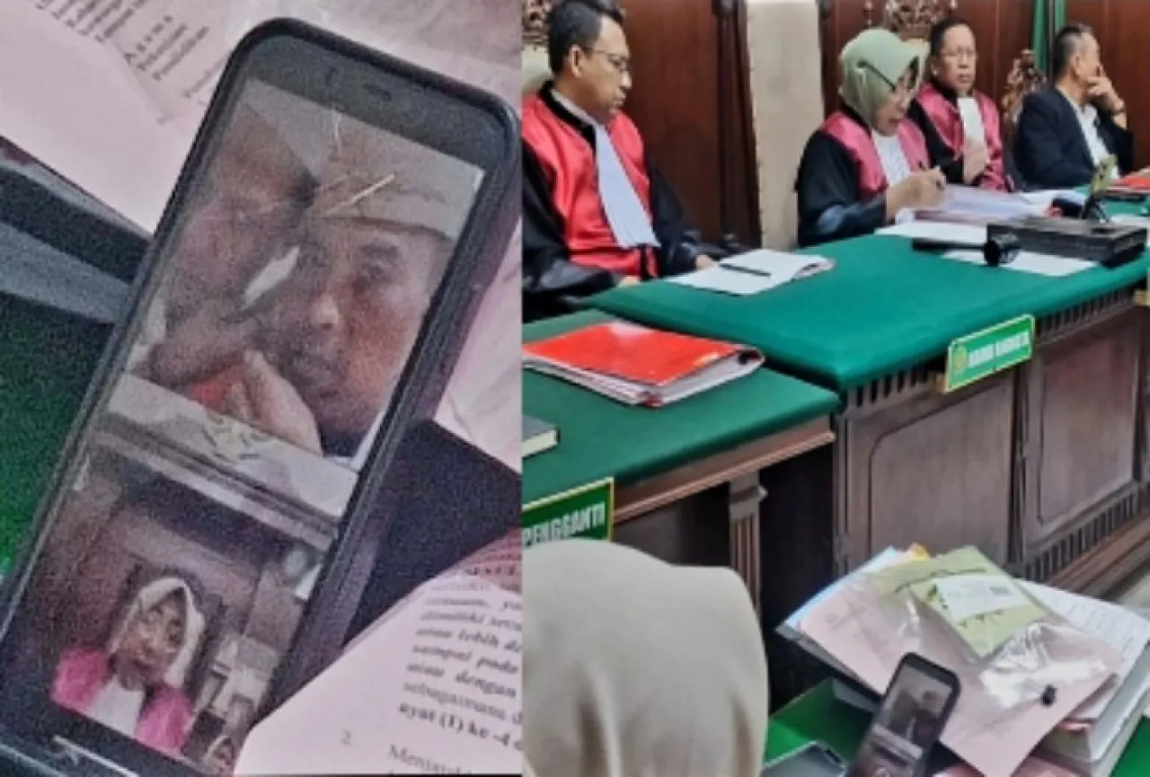 Komplotan Spesialis Pencuri Kabel Telkom, Musdor, Hoirul, Mauludin, Ansori dan Donny Dihukum 14 Bulan Bui