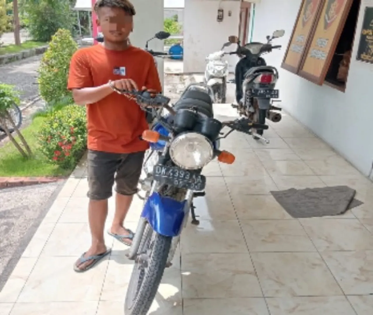 Maling Motor Asal Sumenep Berhasil Diamankan Polsek Driyorejo