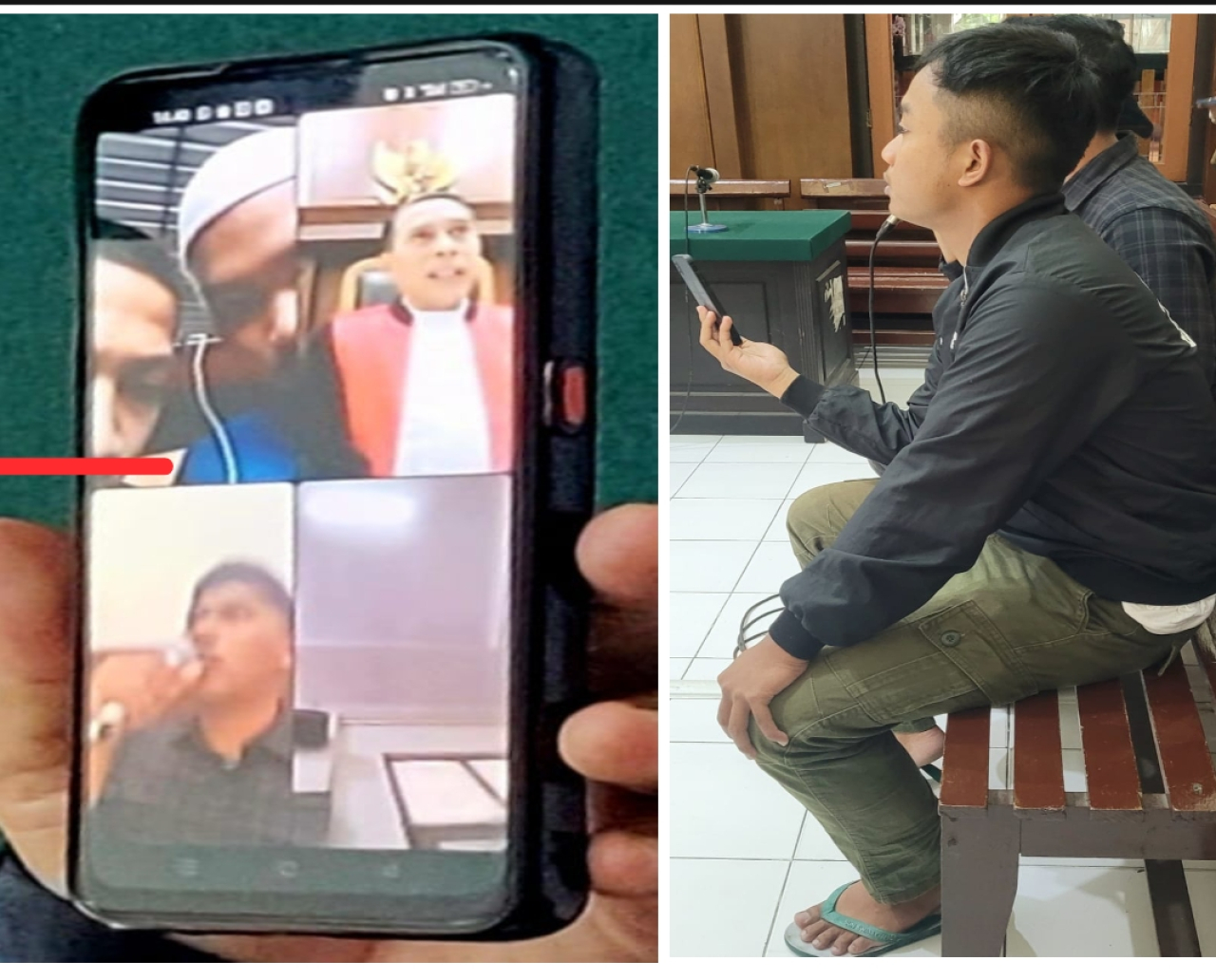 Bawa Golok dan Celurit buat Tawuran, Ancam Petugas Polisi, Terdakwa Bayu dan Radith Diadili