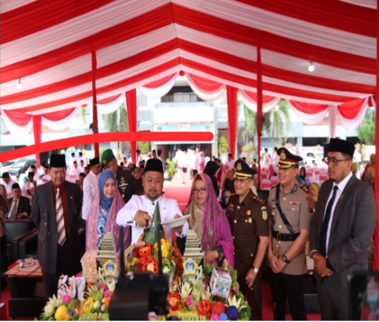 Kapolres Gresik Hadiri Peringatan HUT Pemerintahan Kabupaten Gresik ke-50