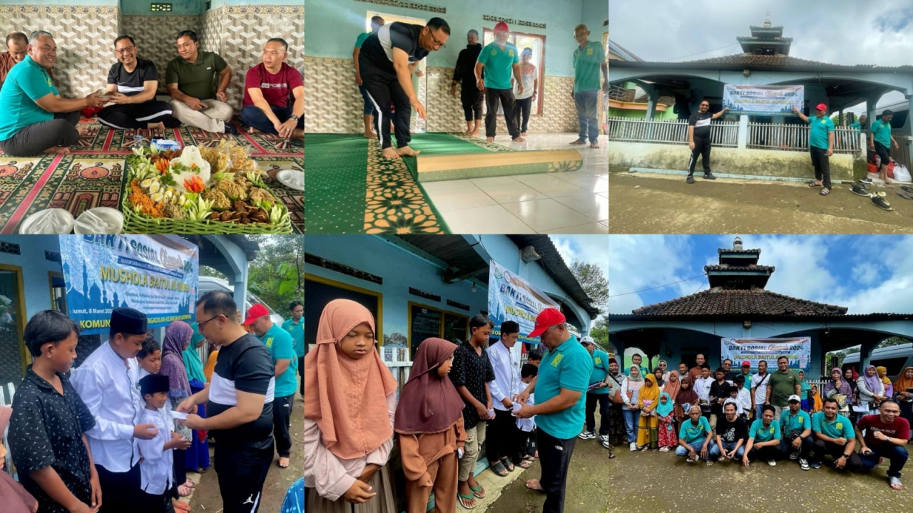 Jelang Puasa, Kompak Gandeng Kejari Jombang Bersih-bersih Musala dan Santuni Orang Jompo dan Anak Yatim