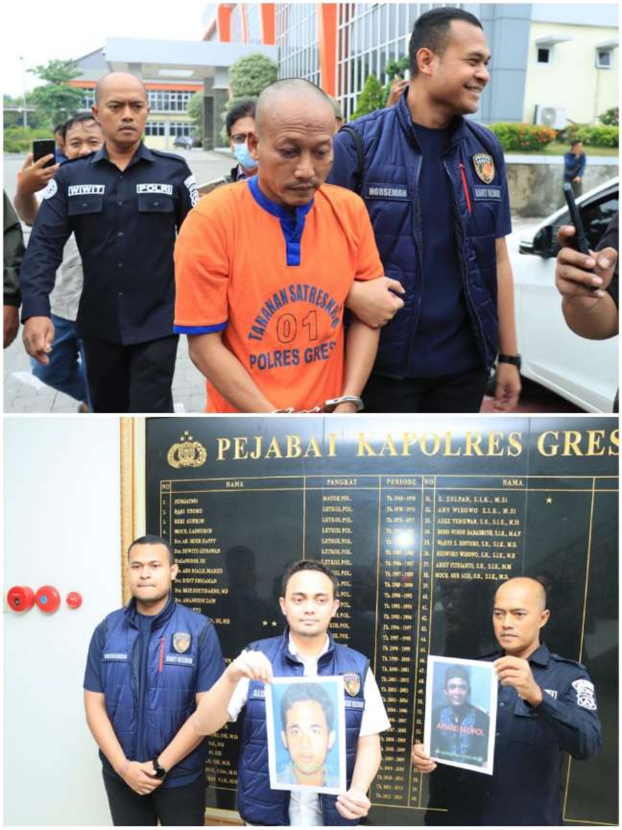 Satreskrim Polres Gresik Tangkap Perampokan Sadis, Satu Orang DPO