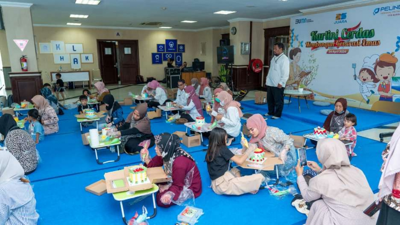 Peringati Hari Kartini, PT TPS Gelar Lomba Hias Kue, Libatkan Ibu Balita Asuh Kecamatan Krembangan