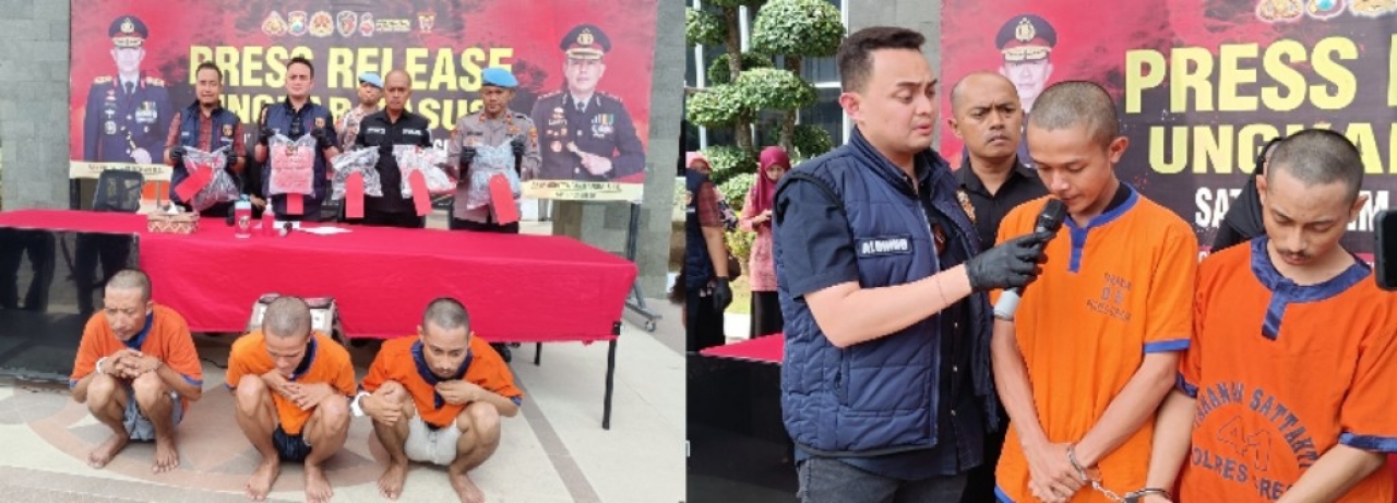 Satreskrim Polres Gresik Ringkus Ayah Tiri Predator Anak dan Dua Pelaku Pencabulan di Pulau Bawean