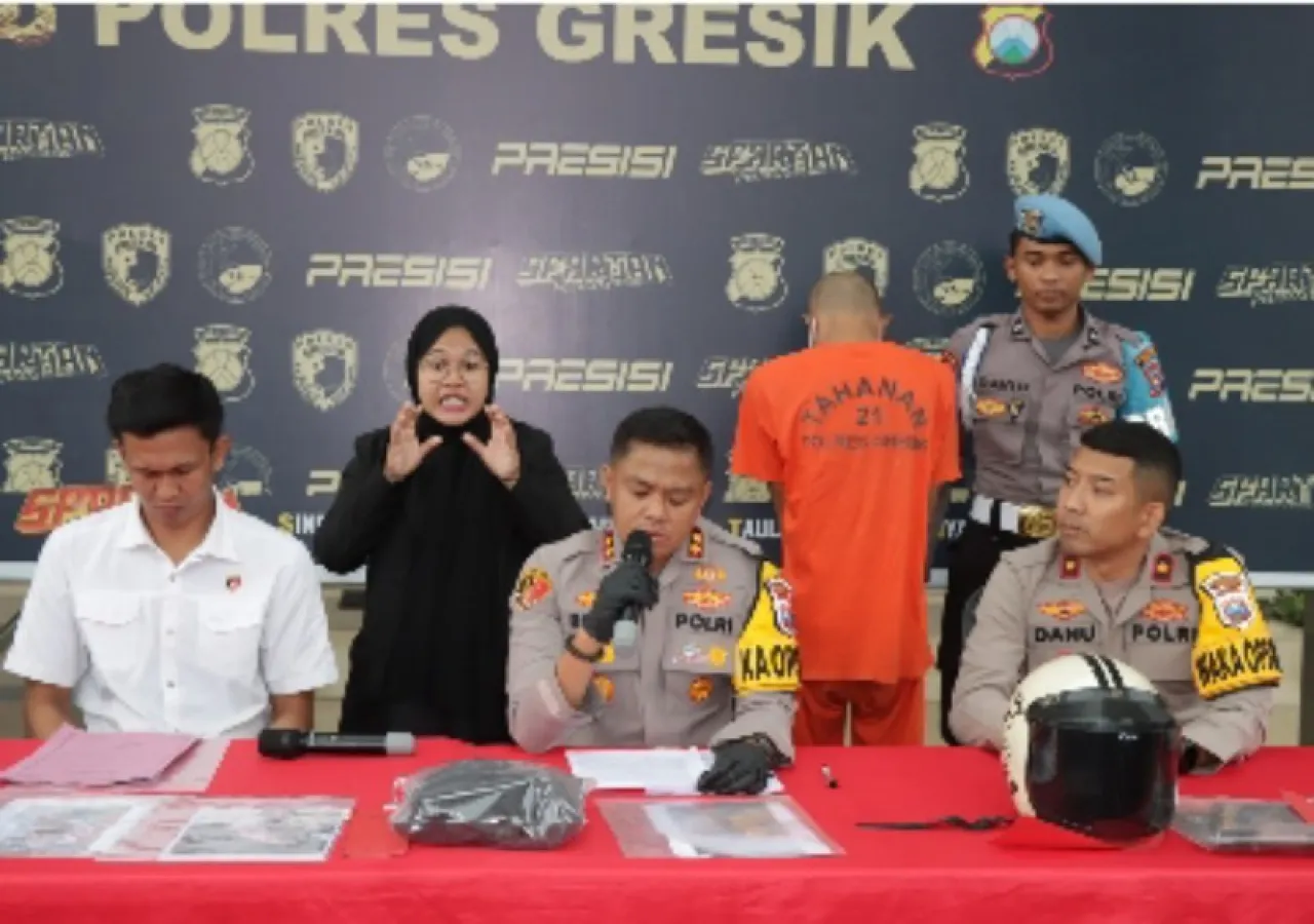 Pelaku Pembacokan Benjeng Berhasil di Ringkus Anggota Polres Gresik di Rembang Jawa Tengah