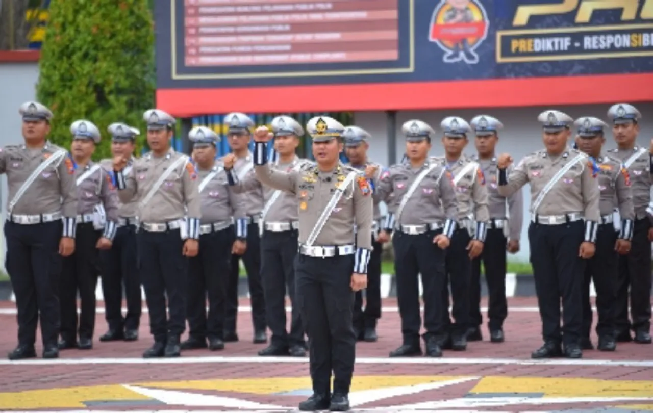 Apel Operasi Keselamatan Semeru 2025, Kapolres Gresik Ambil Langkah Preventif Kurangi Angka Kecelakaan Lalu Lintas