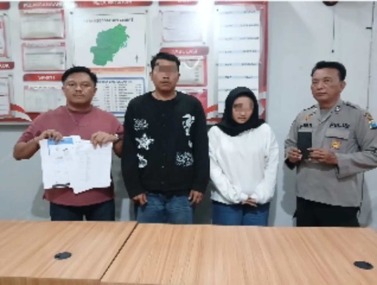 Lakukan Penipuan melalui Medsos, Dua Warga Papar Kediri Diamankan, Korban Alami Kerugian Hingga Rp47 Juta