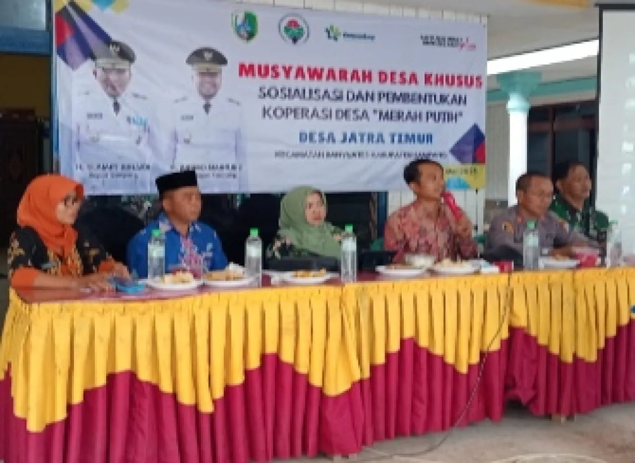 Tingkatkan Pengelolaan SDA, Pemdes Jatra Timur Bentuk Koperasi Desa Merah Putih