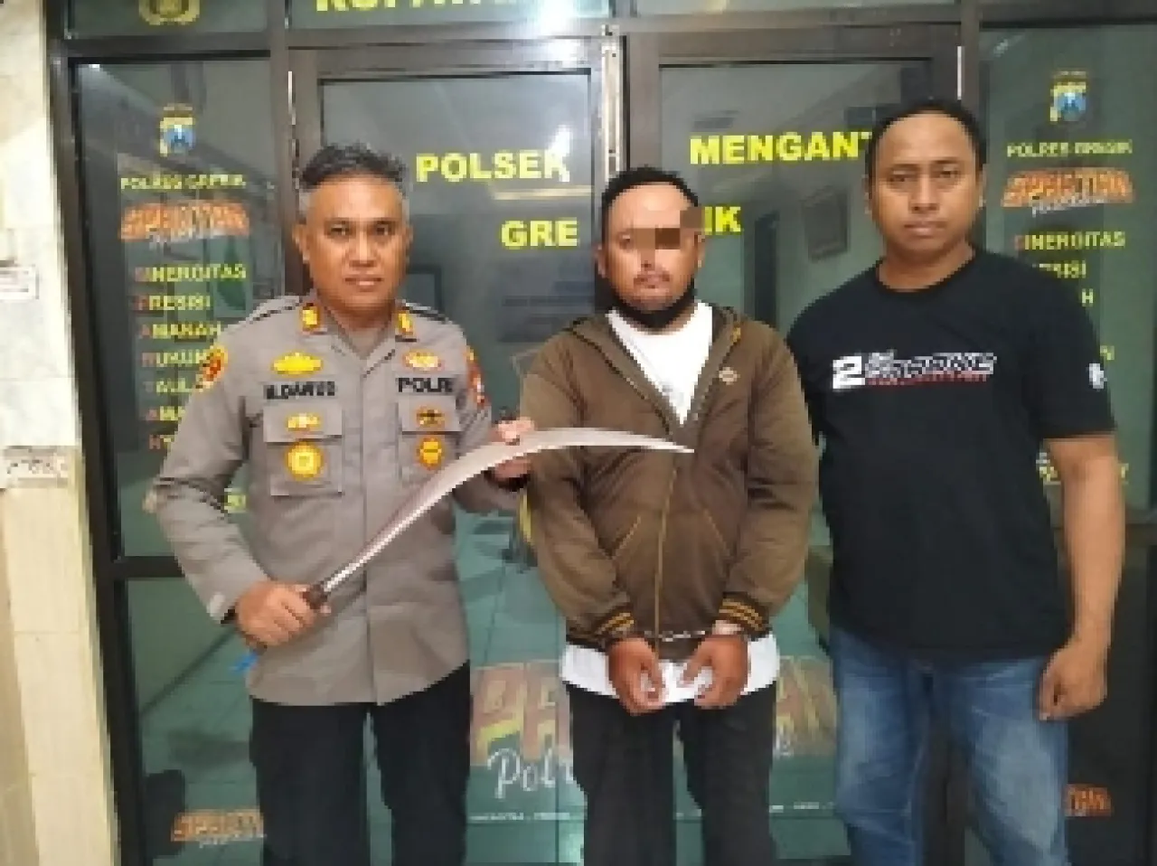 Sempat Melarikan Diri, Pelaku Penganiayaan Berhasil di Amankan Anggota Polsek Menganti