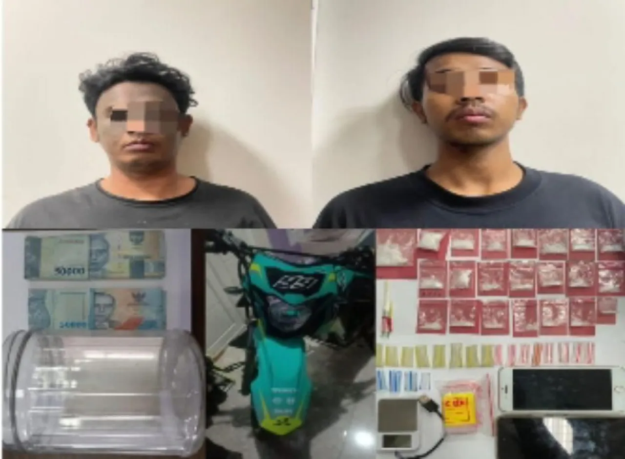 Dua Pemuda Sidoarjo di Bekuk Polisi, Simpan 19 Gram Sabu