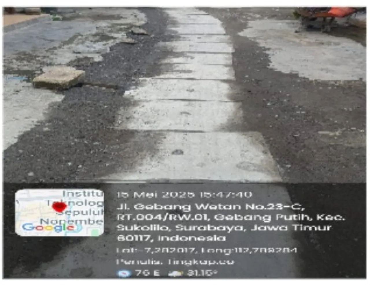 Proyek di Kelurahan Gebang Putih Disorot (1) Diduga Dikerjakan Tanpa SPK, Langgar Perpres 46/2025 ?