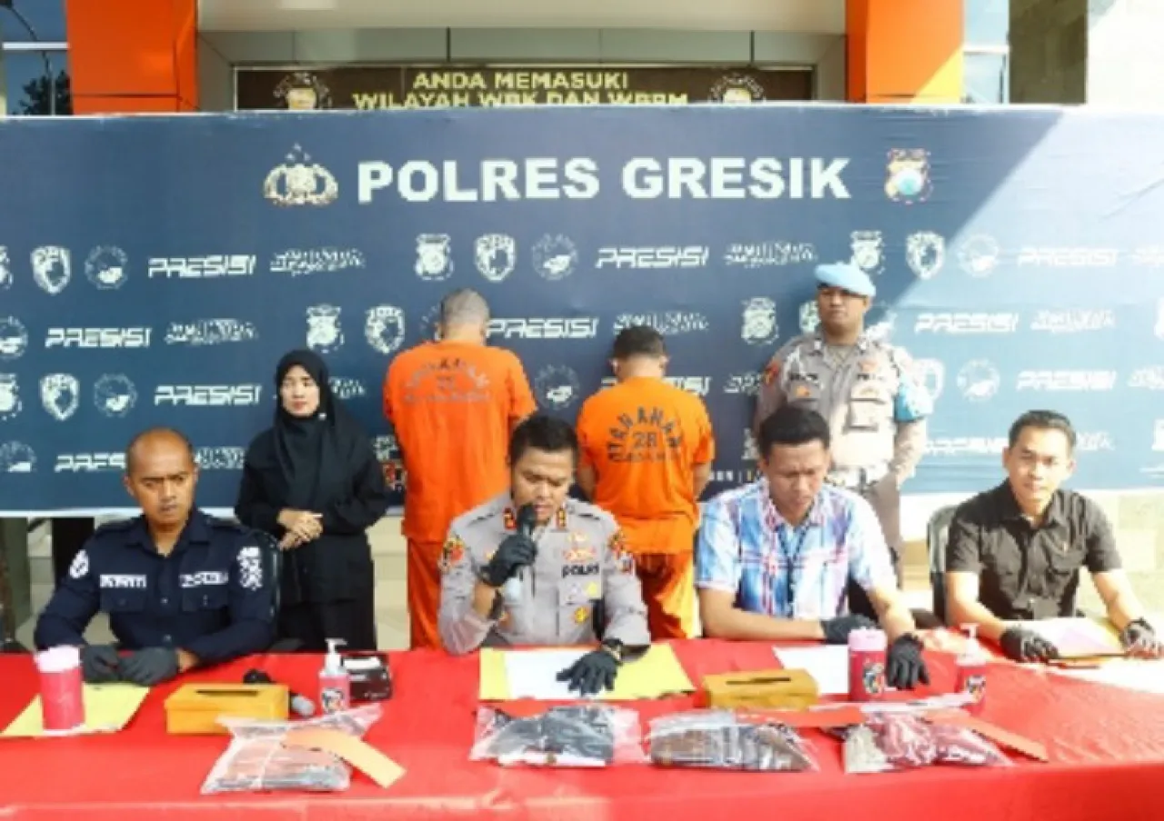 Cabuli Anak Tiri, Pria Bejat di Driyorejo di Amankan Polisi