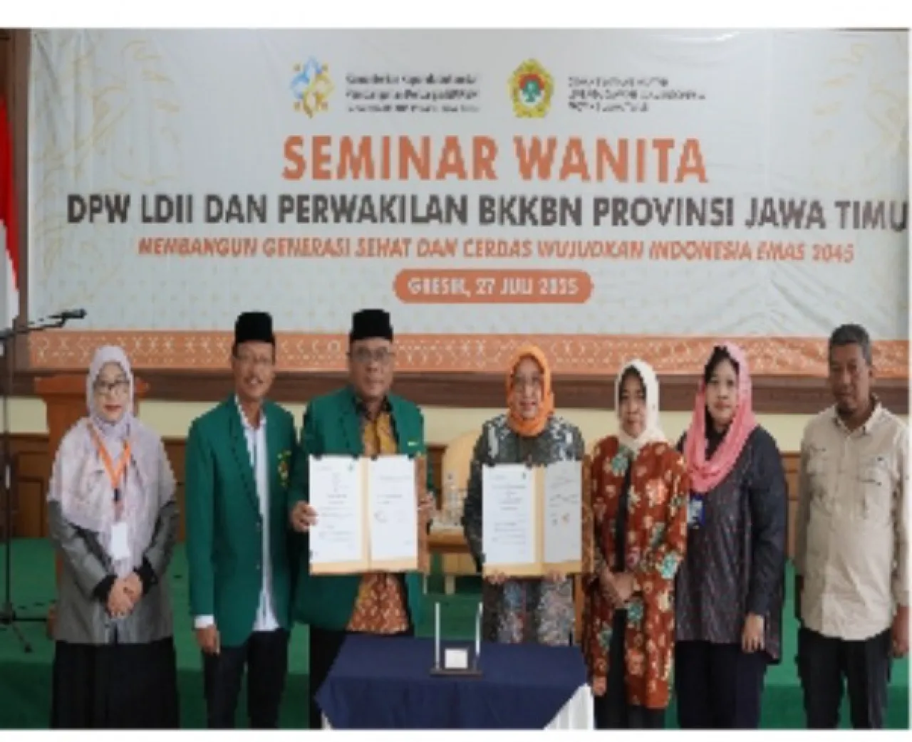 LDII Jatim dan Kemendukbangga/BKKBN Teken PKS, Fokus Bangun Generasi Sehat 2045