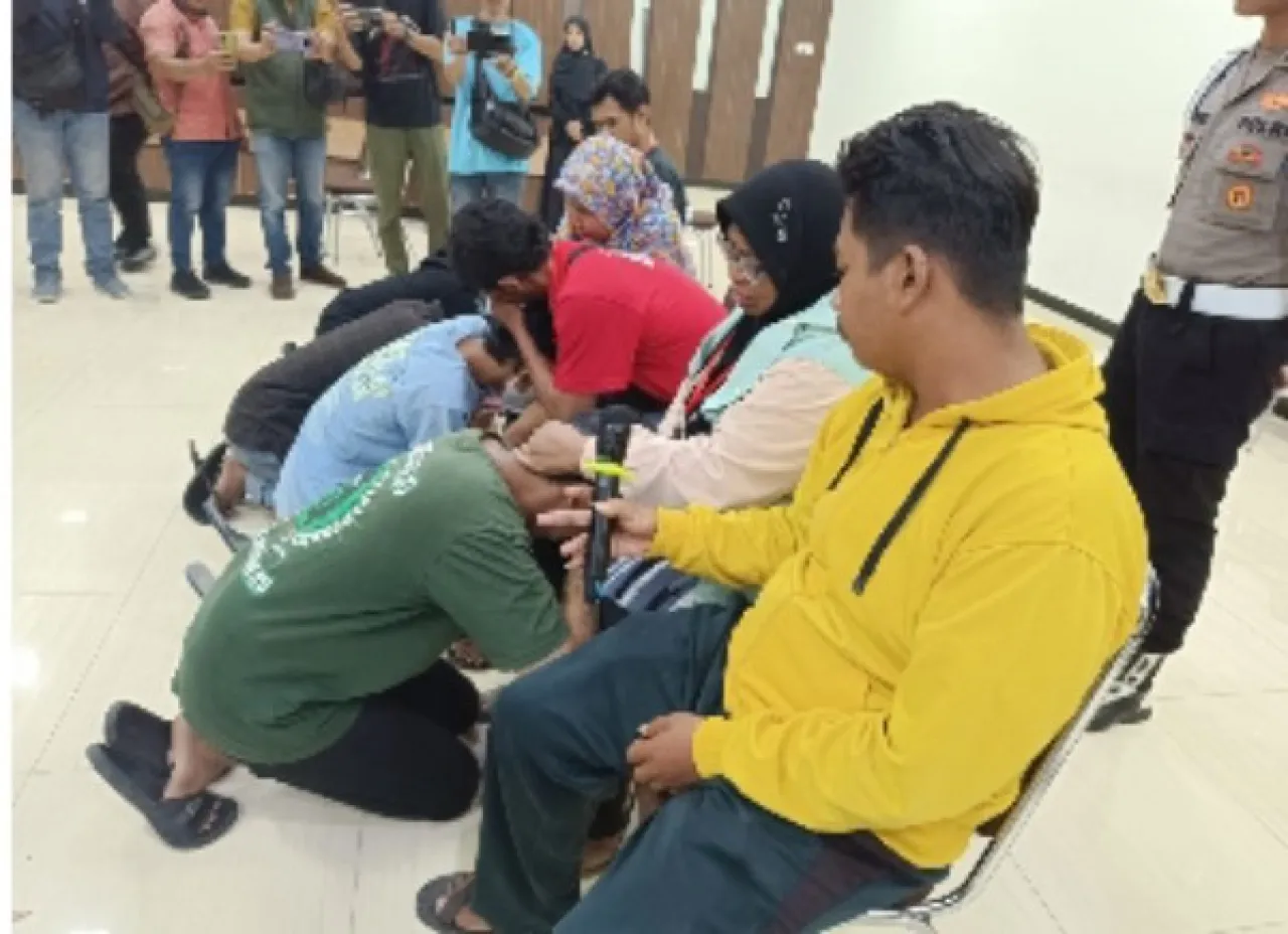 Puluhan Pelajar Terjaring Operasi Tipiring di Gresik, Polres Ajak Orang Tua Lebih Peduli
