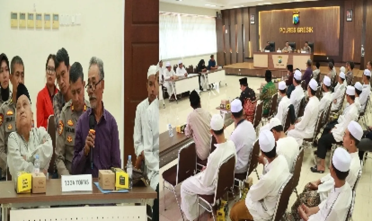 Polres Gresik Gelar Kegiatan Kontra Radikal, Eks Napiter Bagikan Kisah Kelam di Irak