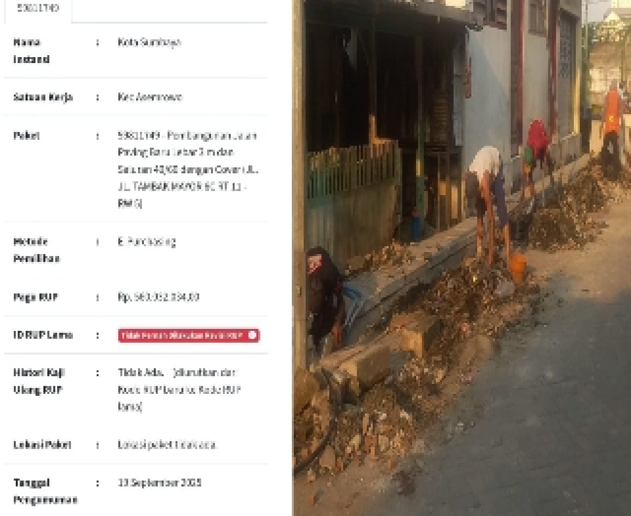 Proyek Infrastruktur Dakel di Kelurahan Asemrowo Rawan Penyimpangan, (1) Kontraktor 'Bokongi' UU No 1 Tahun 1970