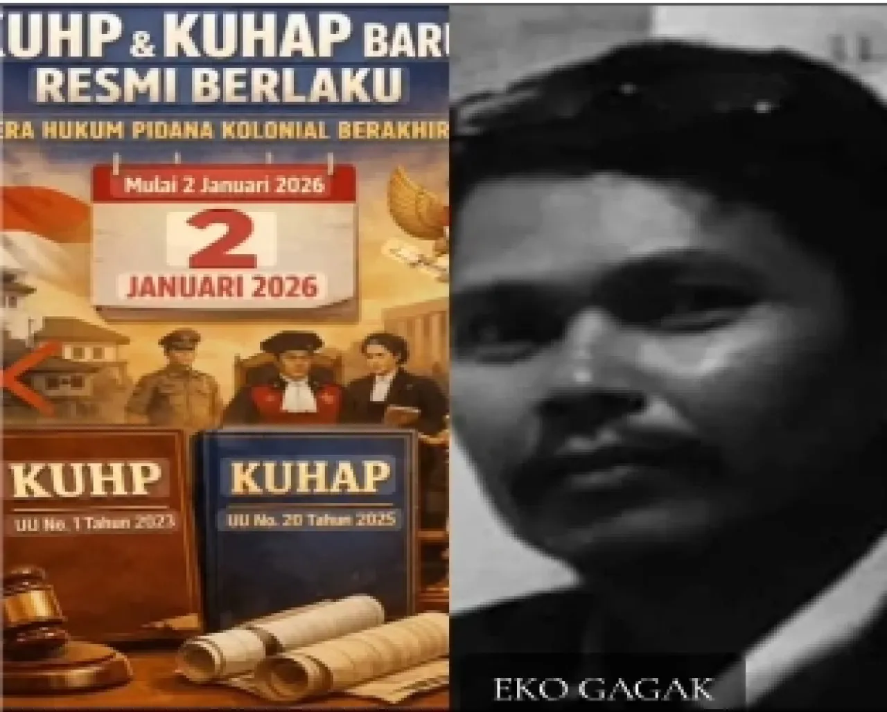 KUHP Kolonial KUHAP Orde Baru Berakhir KUHP dan KUHAP Terbaru Resmi di Berlakukan Sejak 2 Januari 2026