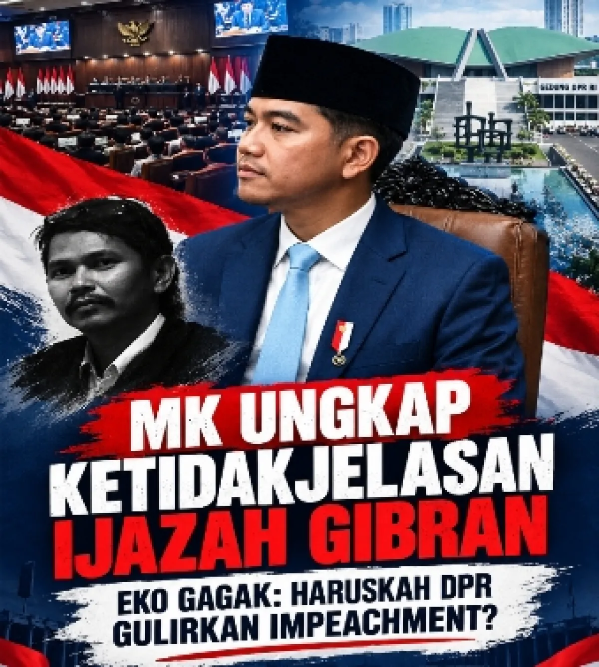 Putusan MK Terkait Ijazah Gibran, Eko Gagak Desak DPR Gulirkan Hak Angket 