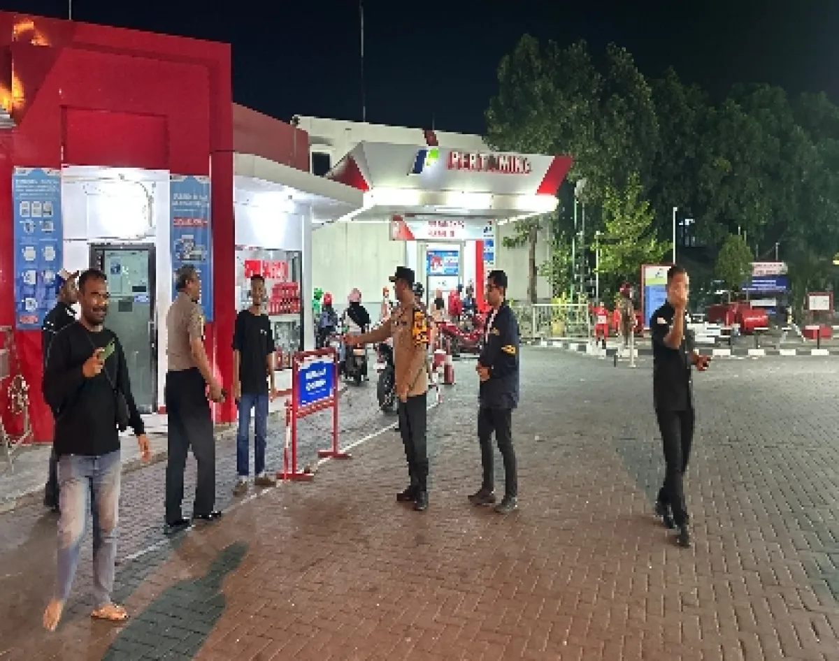 Kapolres Gresik Pastikan Stok BBM Aman, Warga Diimbau Tak Panic Buying