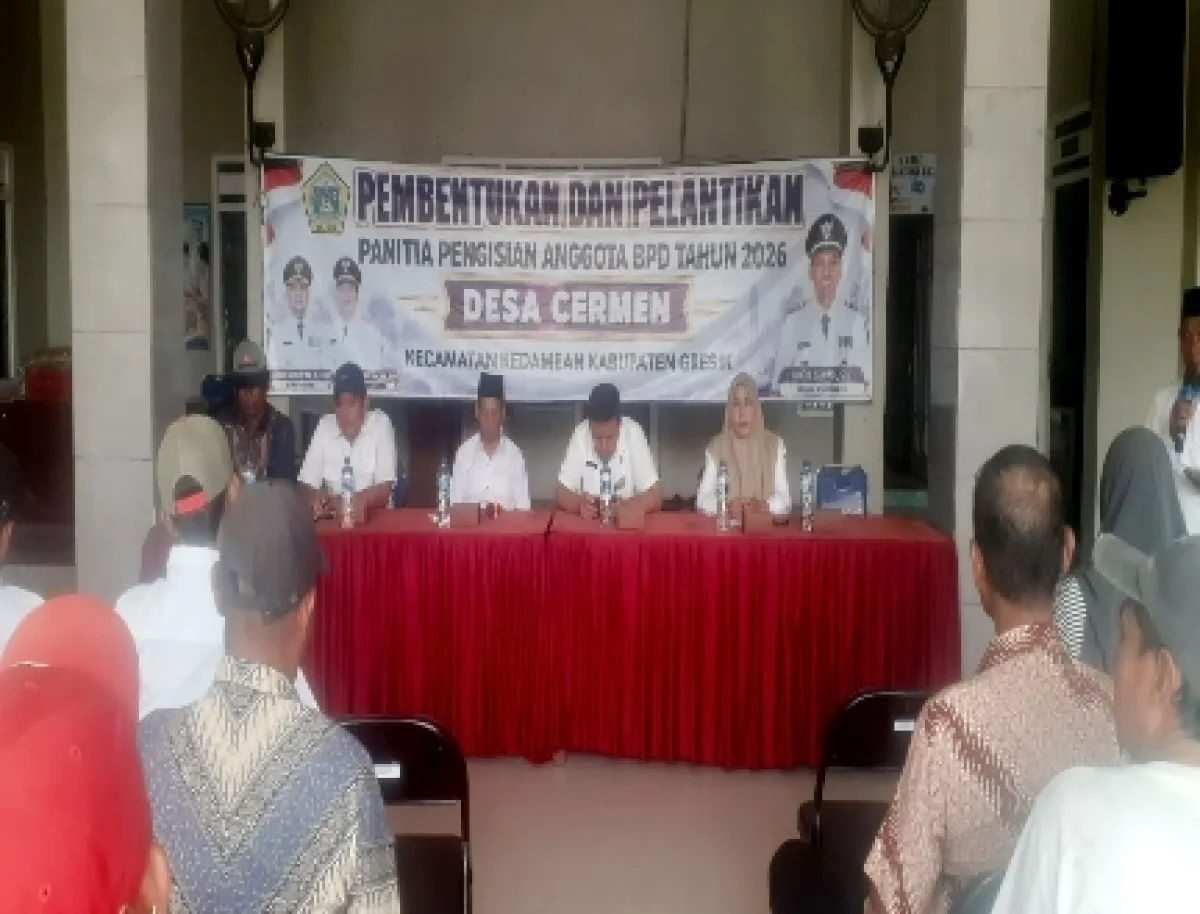 Pemdes Cermen Lerek Bentuk Panitia Pengisian BPD, Camat Tekankan Profesionalitas dan Netralitas