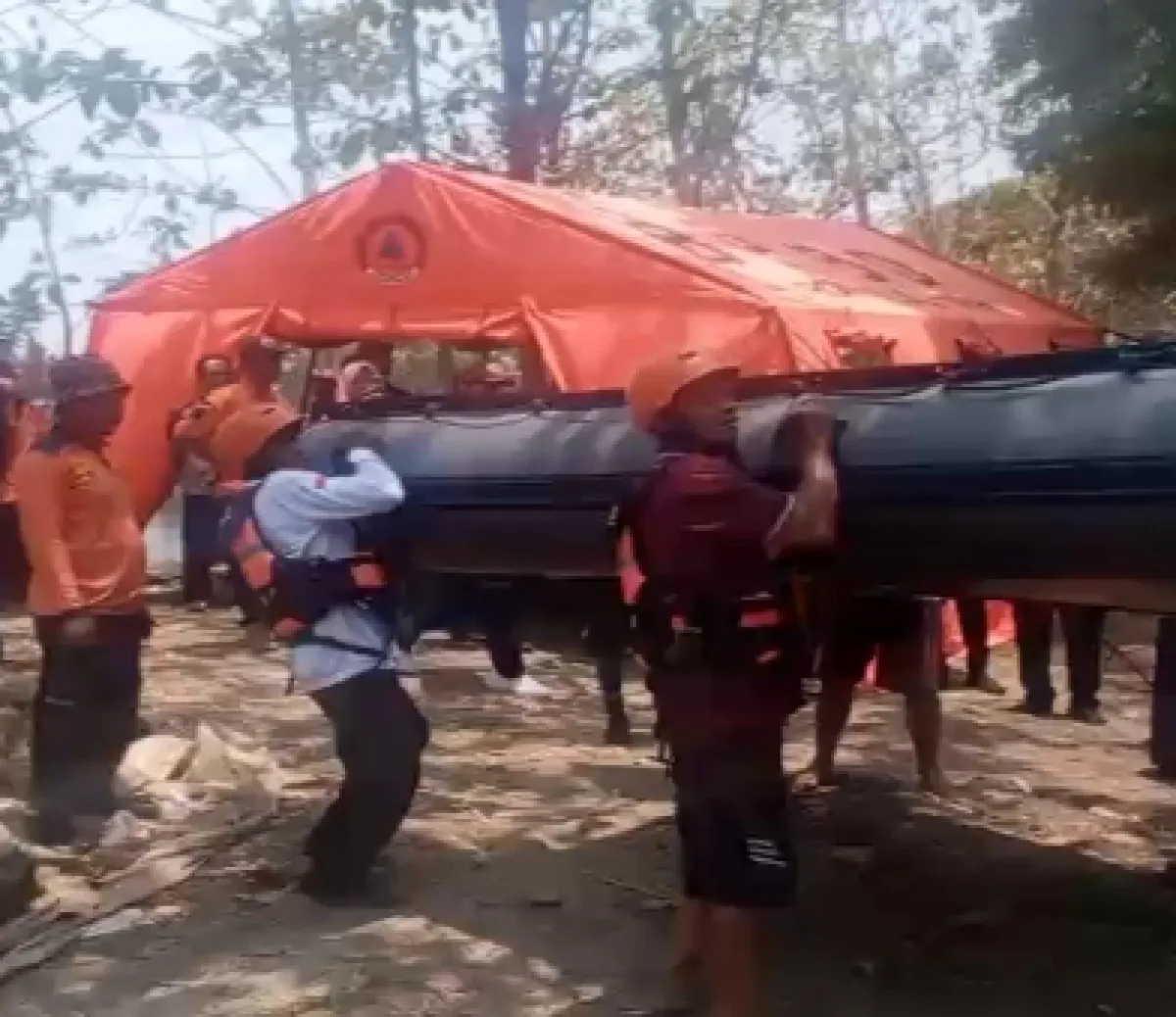 BPBD Gresik dan Satpolairud Gelar Pelatihan Penanganan Korban Tenggelam di Kedamean